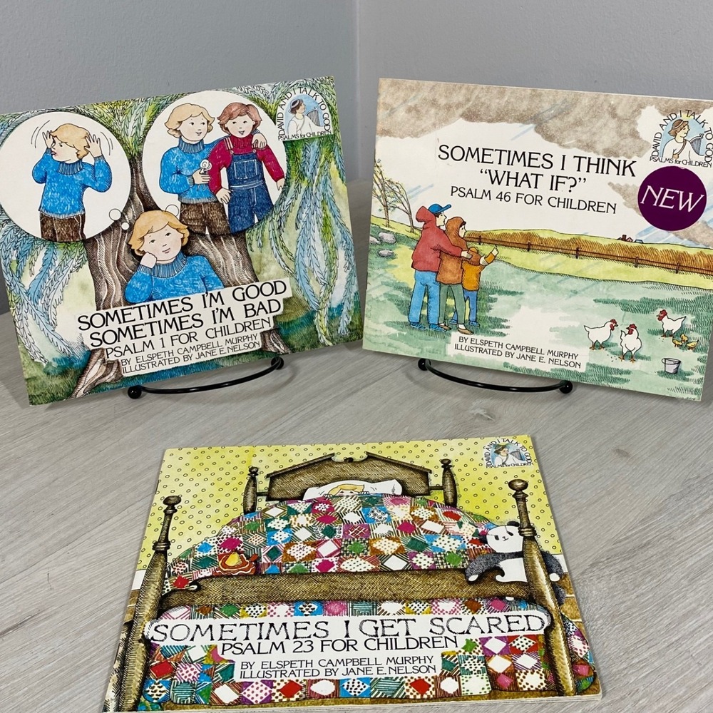 David and I Talk to God Series 3 Books Elspeth Campbell Murphy Psalms Children